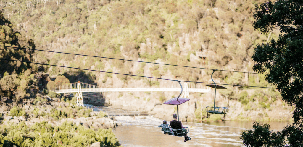 Chair life at the iconic cataract gorge.